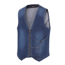 chaleco hombre vaquero monza 4029 en denim azul
