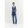 Chaleco hombre vaquero monza 4029
