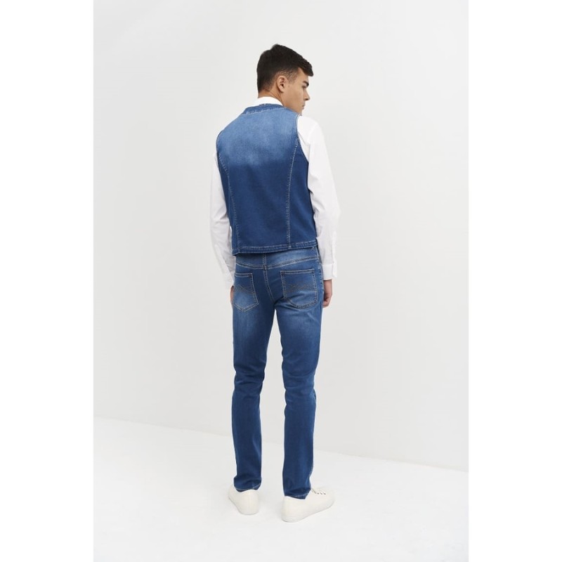 Chaleco hombre vaquero monza 4029