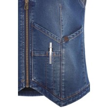 chaleco vaquero mujer monza 4030 en denim azul