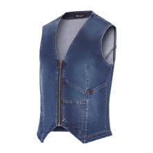 chaleco vaquero mujer monza 4030 en denim azul