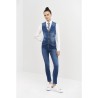Chaleco mujer vaquero monza 4030