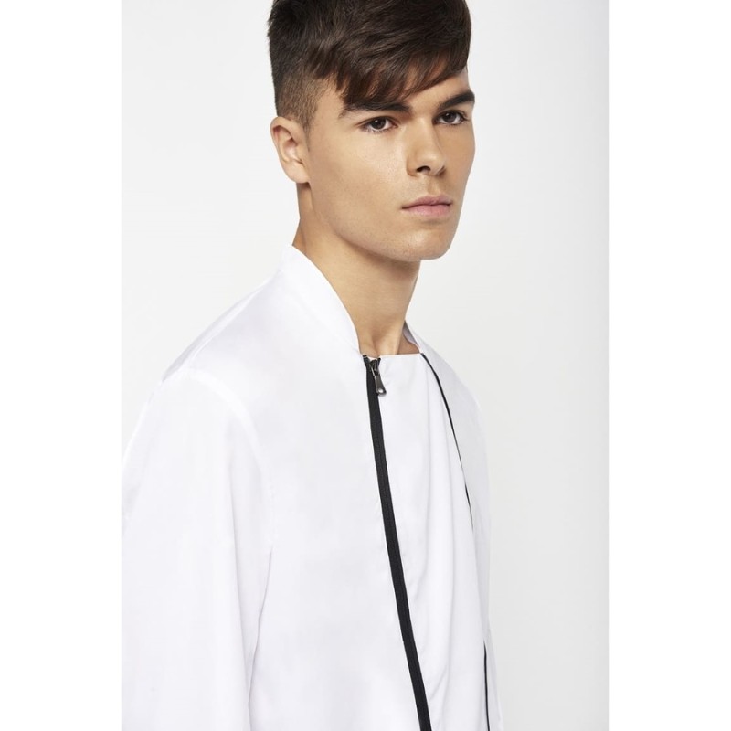 Chaqueta cocina cremallera monza 4120