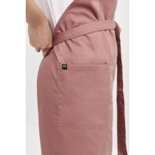 delantal cocina con peto monza 6419 en rosa