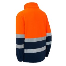chaqueta polar a.v. monza 04750 en naranja