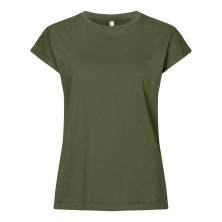 camiseta para mujer clique fashion top 029005 en verde militar