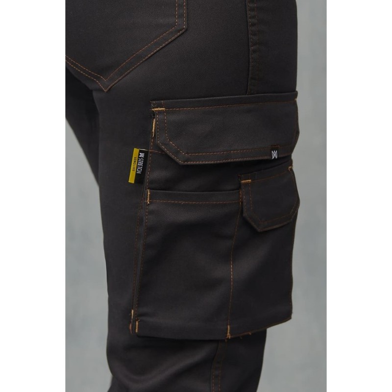 Pantalon elastico multibolsillos monza 1147