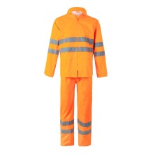 traje de lluvia a.v. velilla 189 en naranja fluor