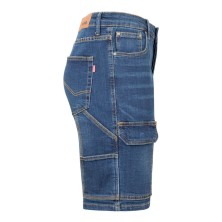 bermuda velilla denim stretch 103017s en azul
