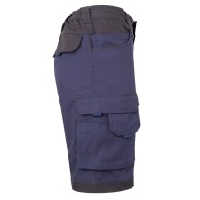bermuda velilla canvas stretch 103029s en azul navy/negro