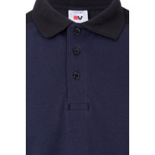 polo velilla 105519s en azul navy/negro