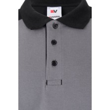 polo velilla 105519s en gris/negro