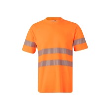 camiseta a.v. velilla 305508 en naranja fluor