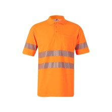 polo a.v. velilla 305522 en naranja fluor