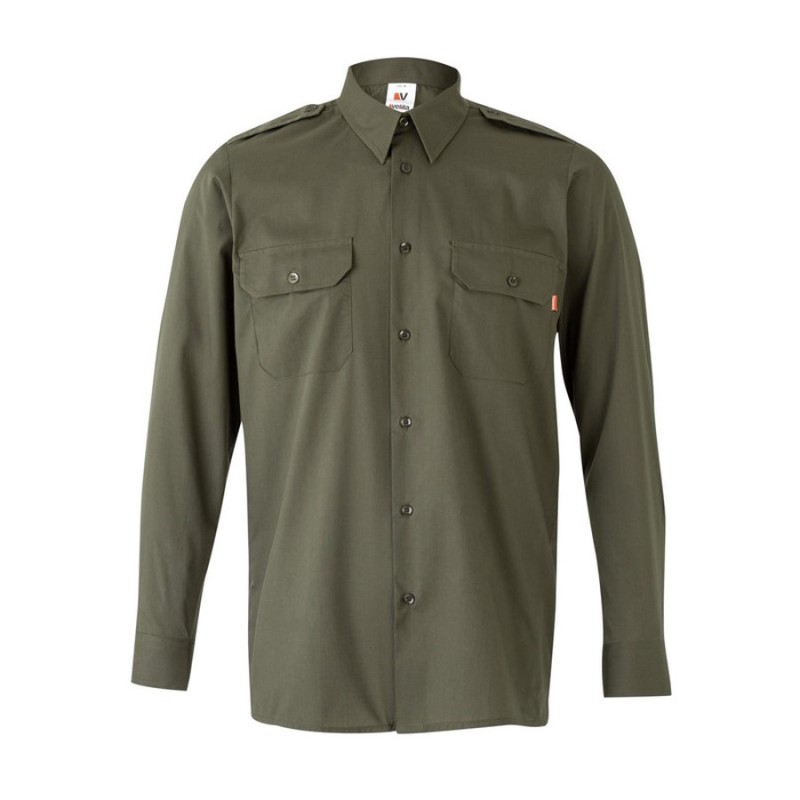 Camisa m/l con galoneras velilla 530