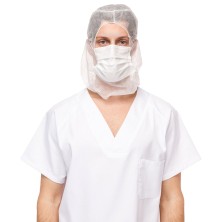 capuz con mascarilla prolimax pp 20gr 66702 en blanco