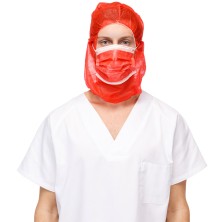 capuz con mascarilla prolimax pp 20gr 66702 en blanco