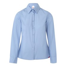 camisa m/l mujer velilla 539 en celeste