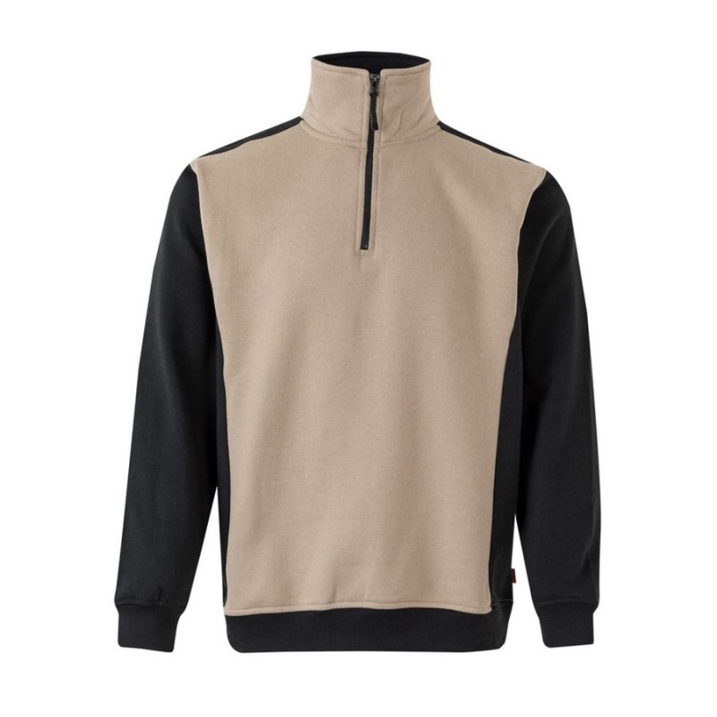 Sudadera media cremallera velilla 105703