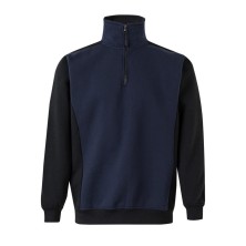 sudadera velilla 105703 en azul navy/negro