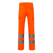 pantalón a.v. velilla 303006 en naranja fluor