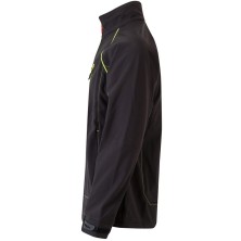 chaqueta softshell velilla 206001 en negro/amarillo fluor