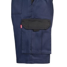 bermuda velilla bicolor 103021b en azul navy/negro