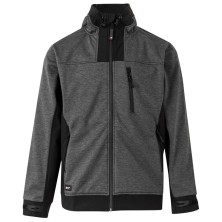 cazadora softshell velilla 206007 en gris/negro