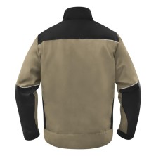 chaqueta delta plus mach5 m5ve3 en beige/negro