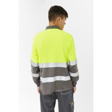 polo a.v. m/l monza 4754 en gris medio