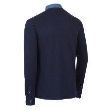 polo m/l monza interlock 4825 en marino