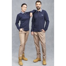 polo m/l monza interlock 4825 en marino