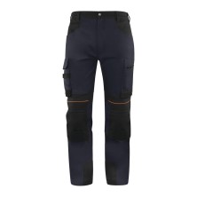 pantalon delta plus m5pa3str en azul marino/negro