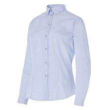 camisa m/l mujer monza 2260 en azul