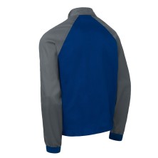 cazadora bicolor monza 1158 en azul/gris