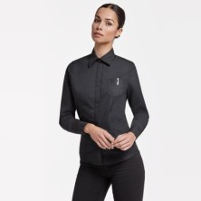 camisa m/l roly sofia 5161 en negro