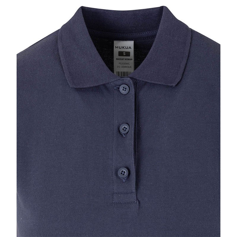 Polo m/c mujer mukua mackay ps200wc