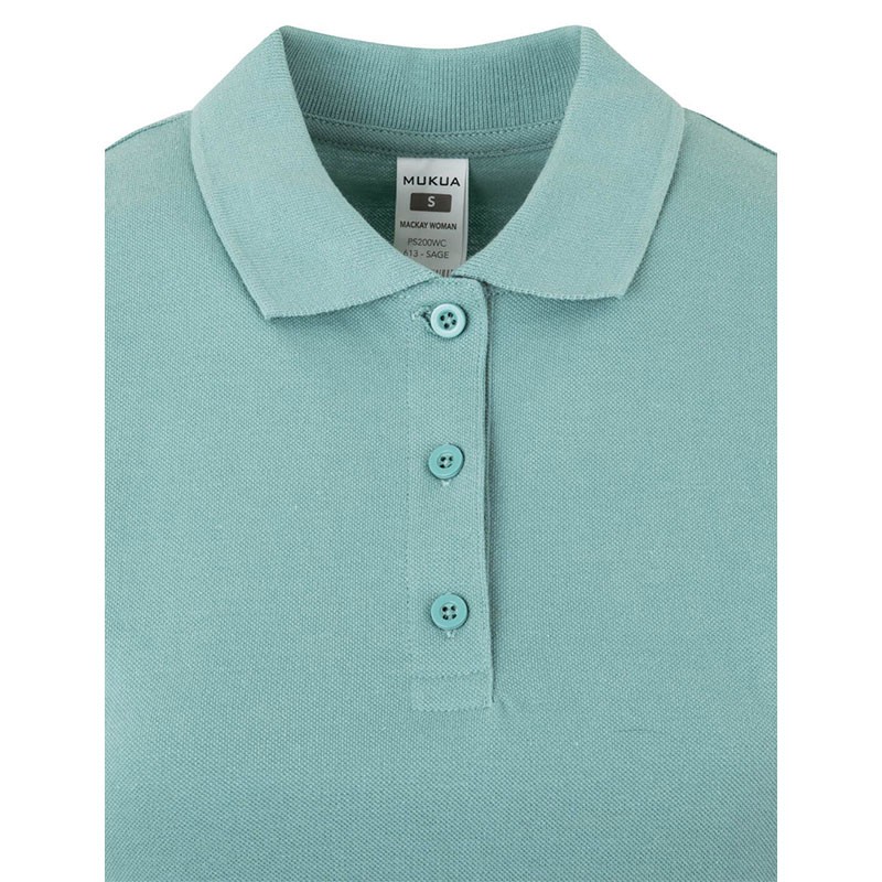 Polo m/c mujer mukua mackay ps200wc