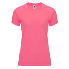 camiseta mujer roly bahrain ca0408 en rosa lady fluor