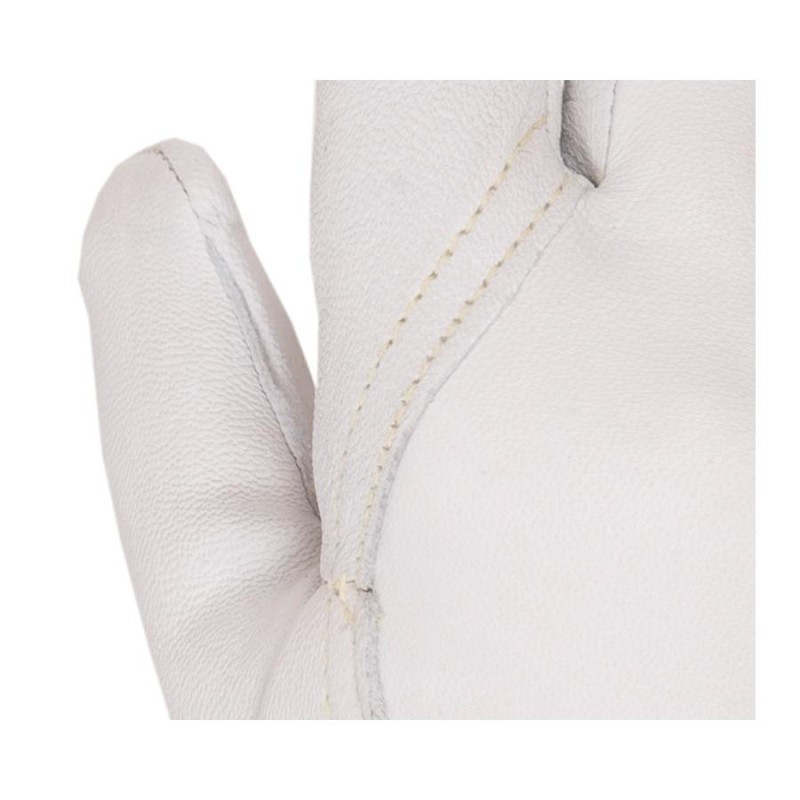 Guante piel flor y manguito serraje 408 tig