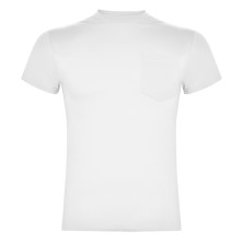 camiseta roly teckel 6523 en blanco