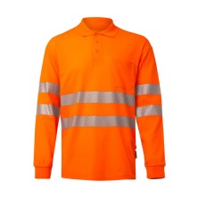 polo a.v. velilla 305524 en naranja fluor