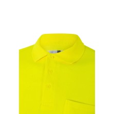 polo a.v. velilla 305524 en amarillo fluor