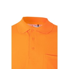 polo a.v. velilla 305524 en naranja fluor