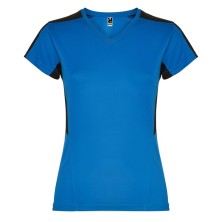 camiseta roly suzuka 6657 en royal/negro