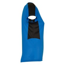 camiseta roly suzuka 6657 en royal/negro
