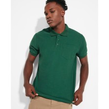 polo roly centauro premium 6607 en verde botella