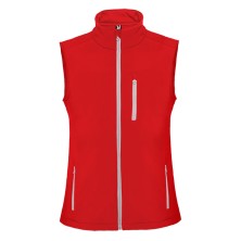 chaleco softshell roly nevada 1199 en rojo