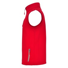 chaleco softshell roly nevada 1199 en rojo