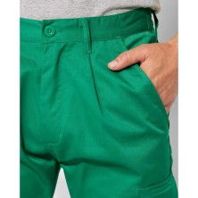 pantalón a.v. roly soan 9301 en verde jardin/amarillo fluor